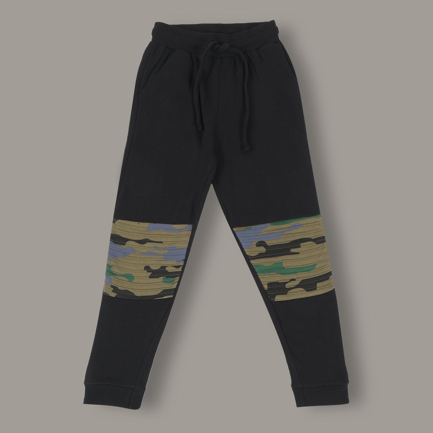 Boys Black Regular fit Co-Ord Set