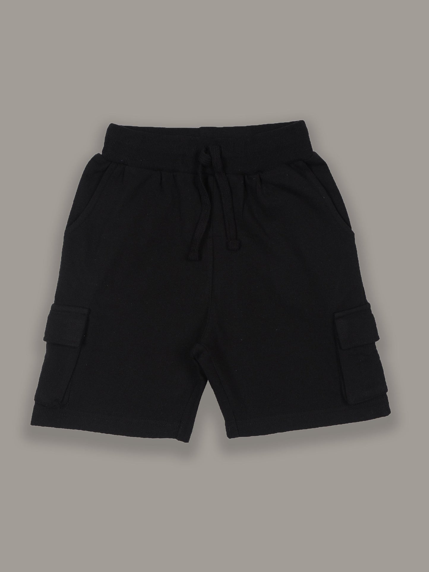 Boys Black Regular fit Co-Ord Set