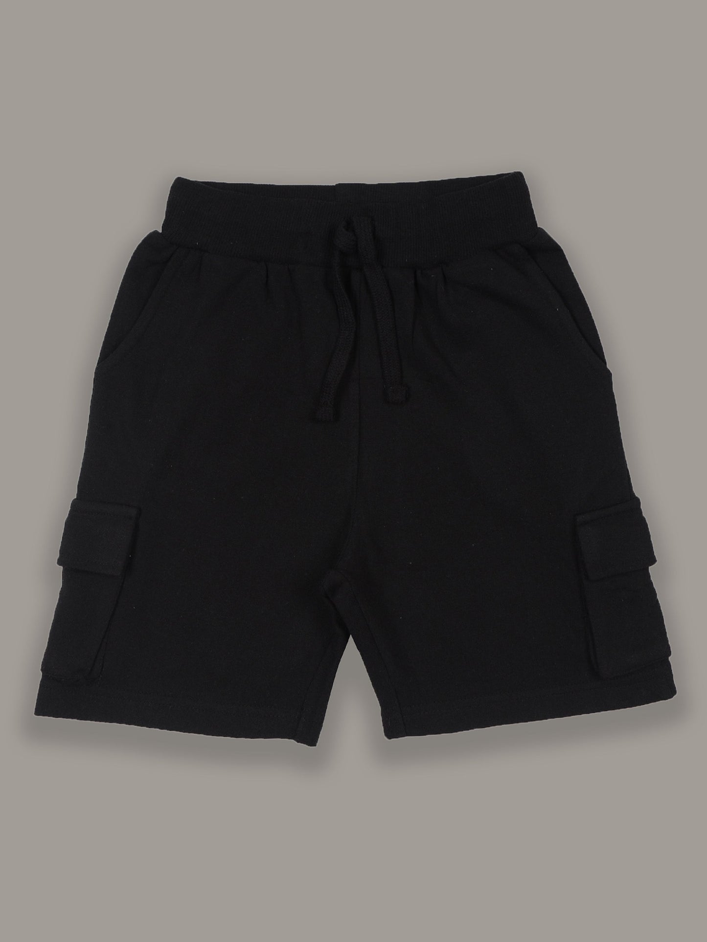 Boys Black Regular fit Co-Ord Set