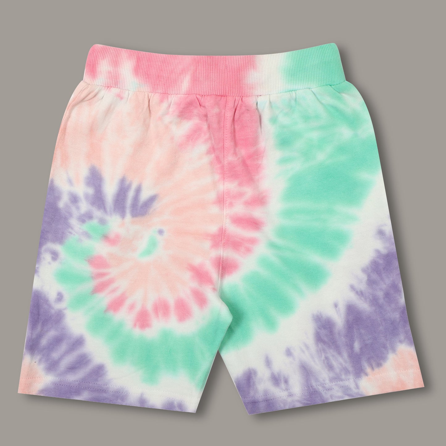 Boys Tie & Dye Regular fit Multi Color  Shorts