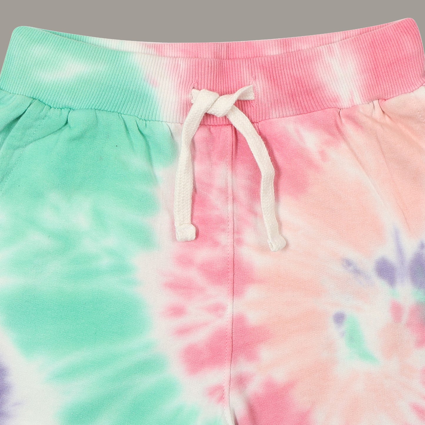 Boys Tie & Dye Regular fit Multi Color  Shorts