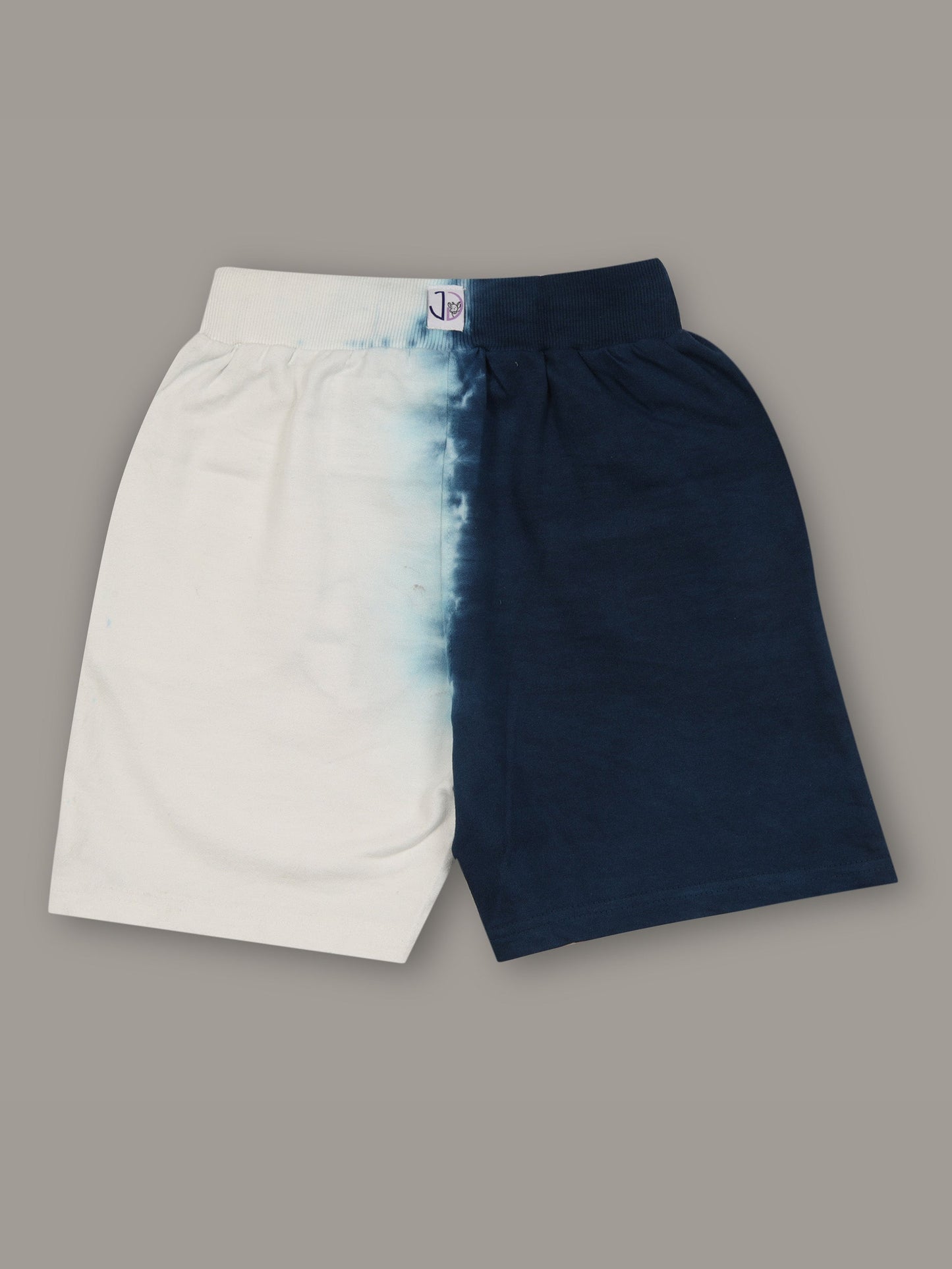 Boys Tie & Dye Blue Regular fit Shorts