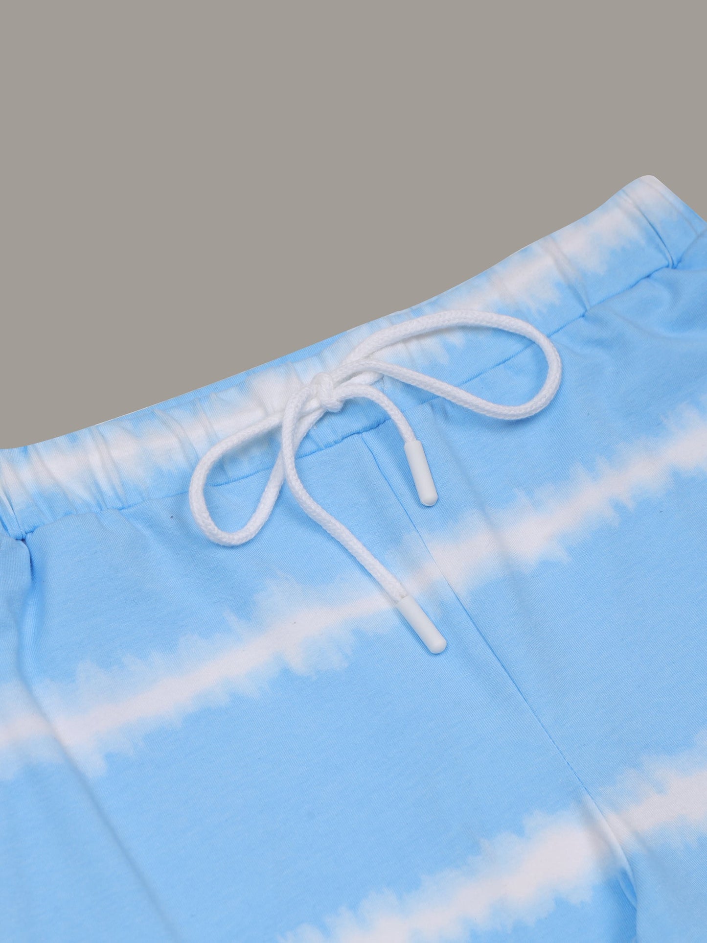 Boys Tie & Dye Blue Regular fit Shorts