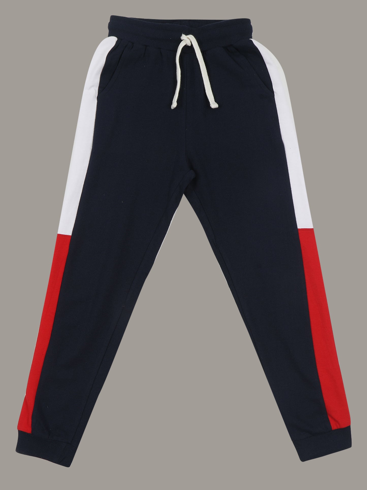 Boys Solid Regular fit Navy  Trackpant