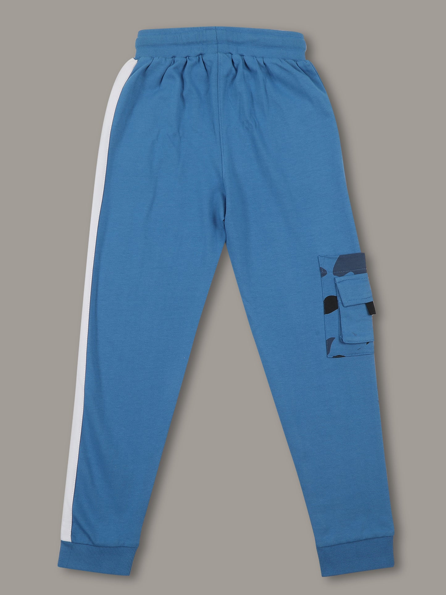 Boys Solid Regular fit Blue  Trackpant