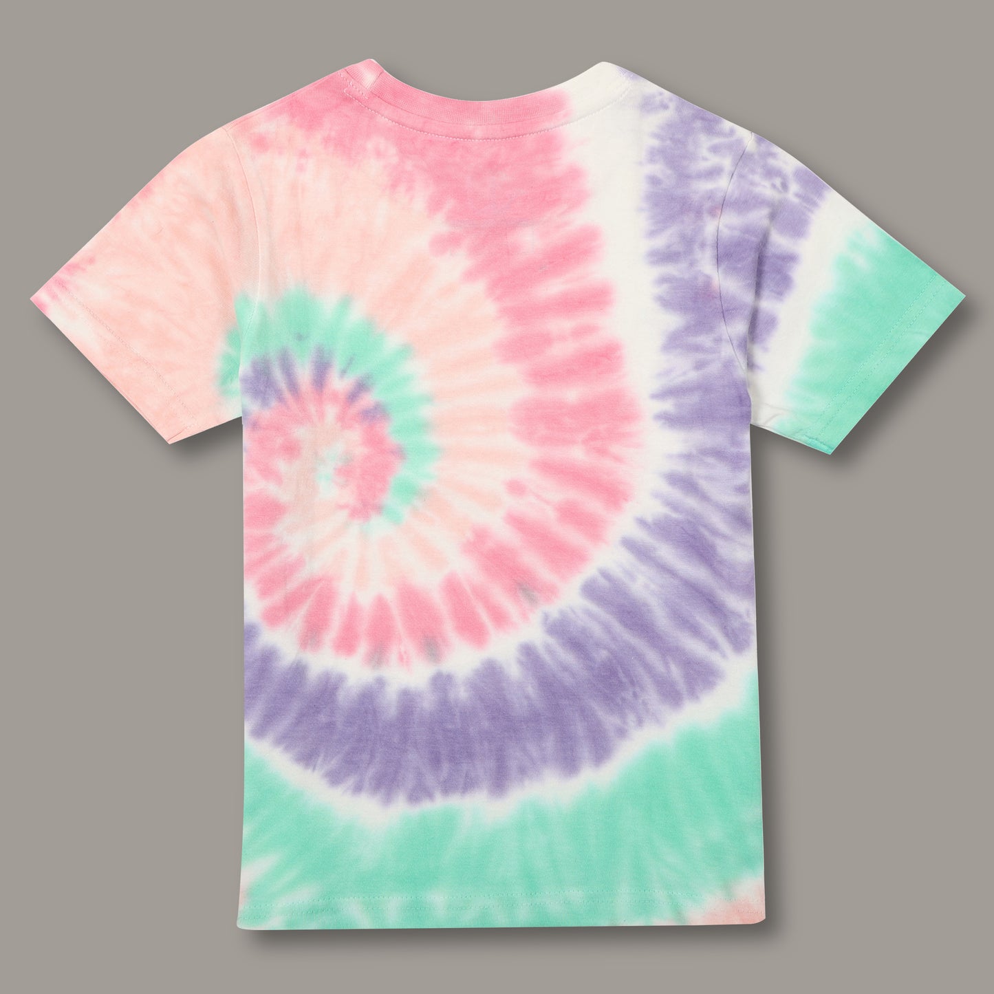 Boys Tie & Dye Regular fit Multi Color  T-Shirt