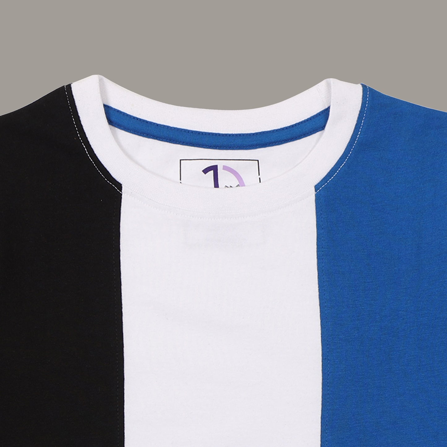 Boys Colorblock Regular fit Multi Color  T-Shirt