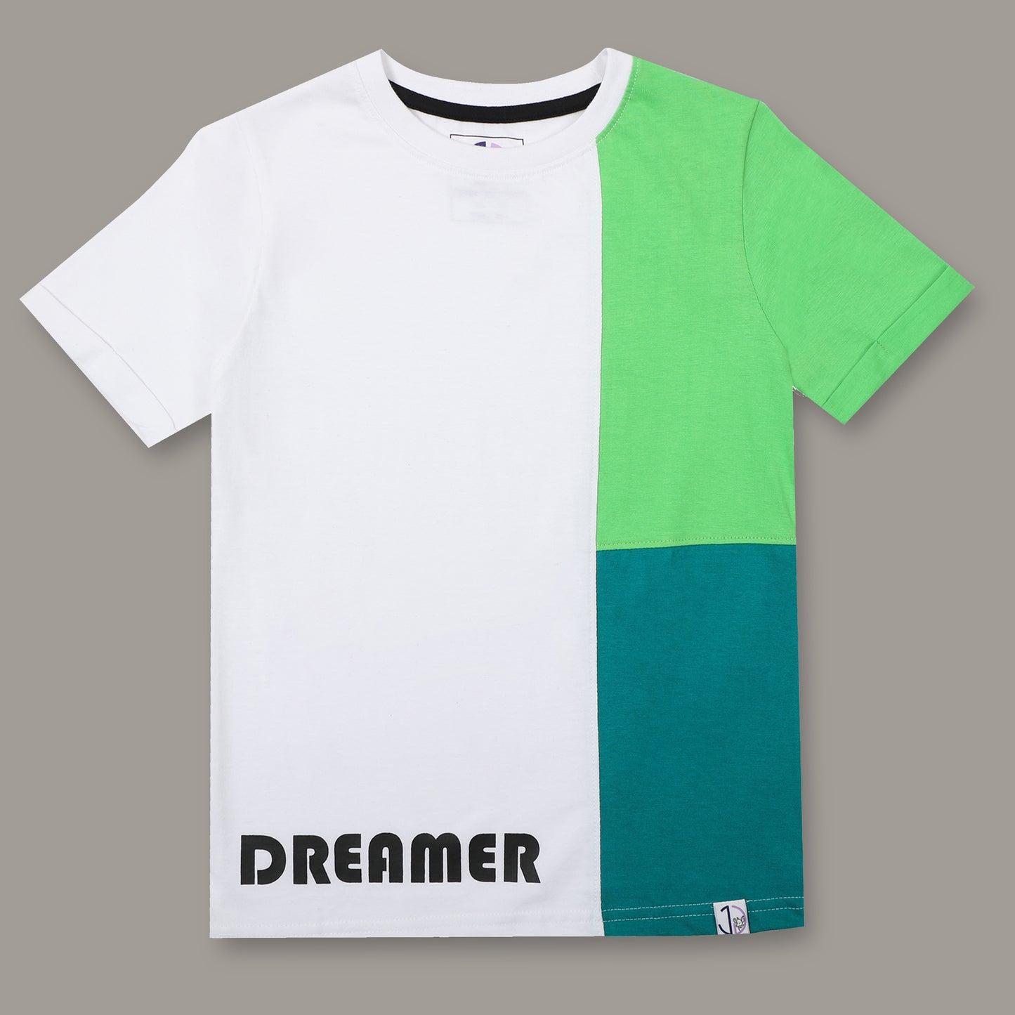 Boys Colorblock Regular fit Multi Color  T-Shirt