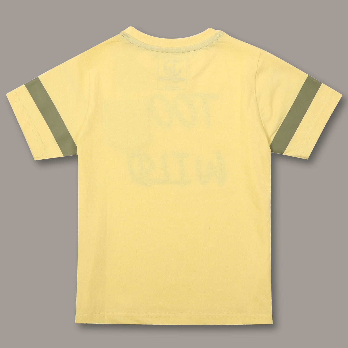 Boys Printed Regular fit Lt. Yellow  T-Shirt