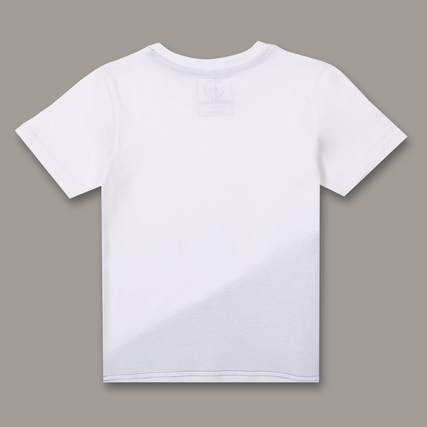 Boys Solid Regular fit White  T-Shirt