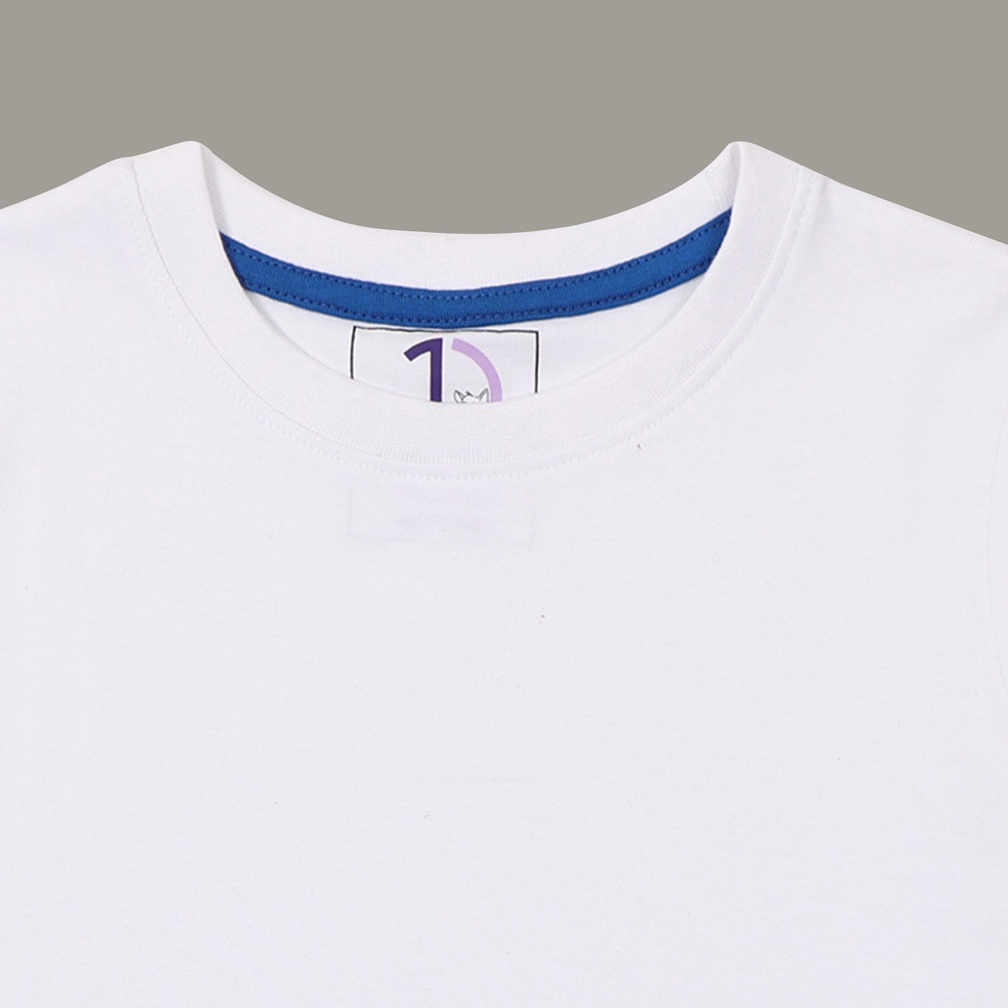 Boys Solid Regular fit White  T-Shirt