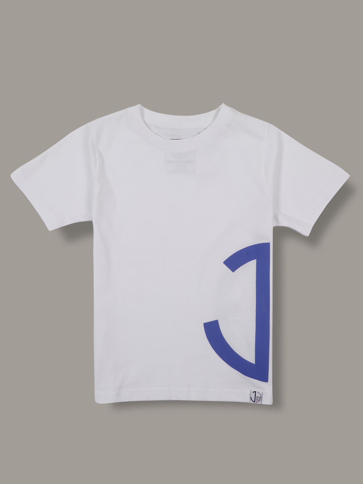 Boys Printed Regular fit White  T-Shirt