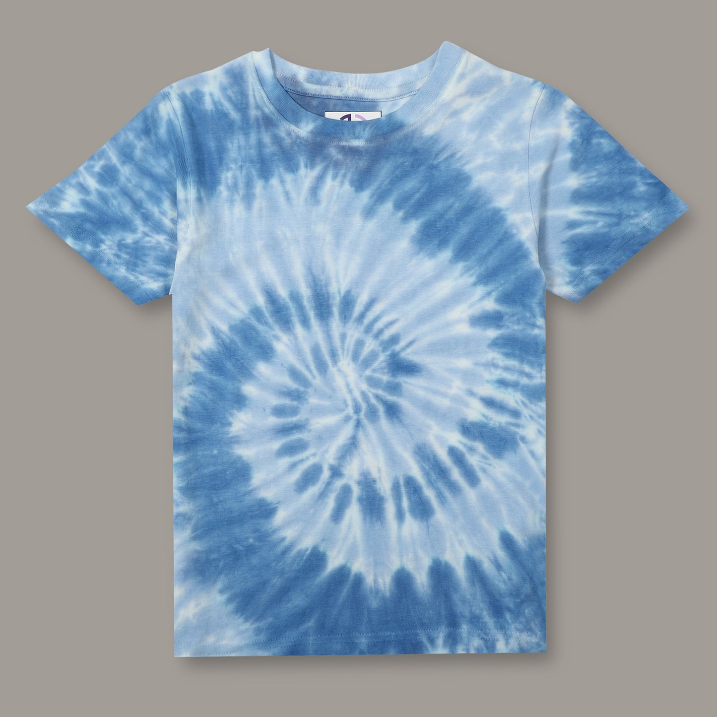 Boys Tie & Dye Regular fit Multi Color  T-Shirt