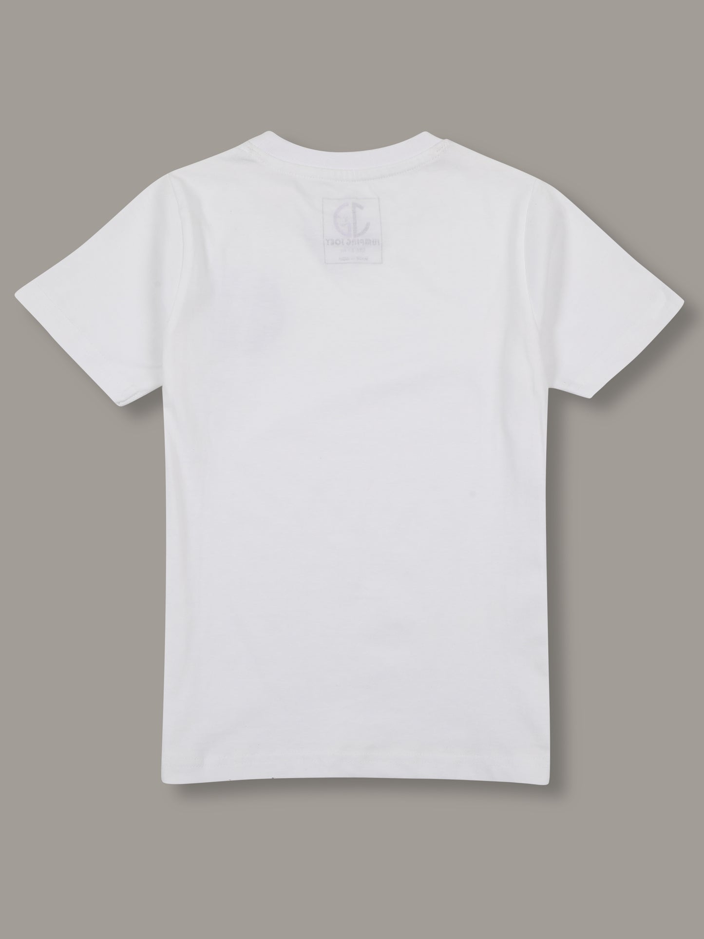 Boys Solid Regular fit White  T-Shirt