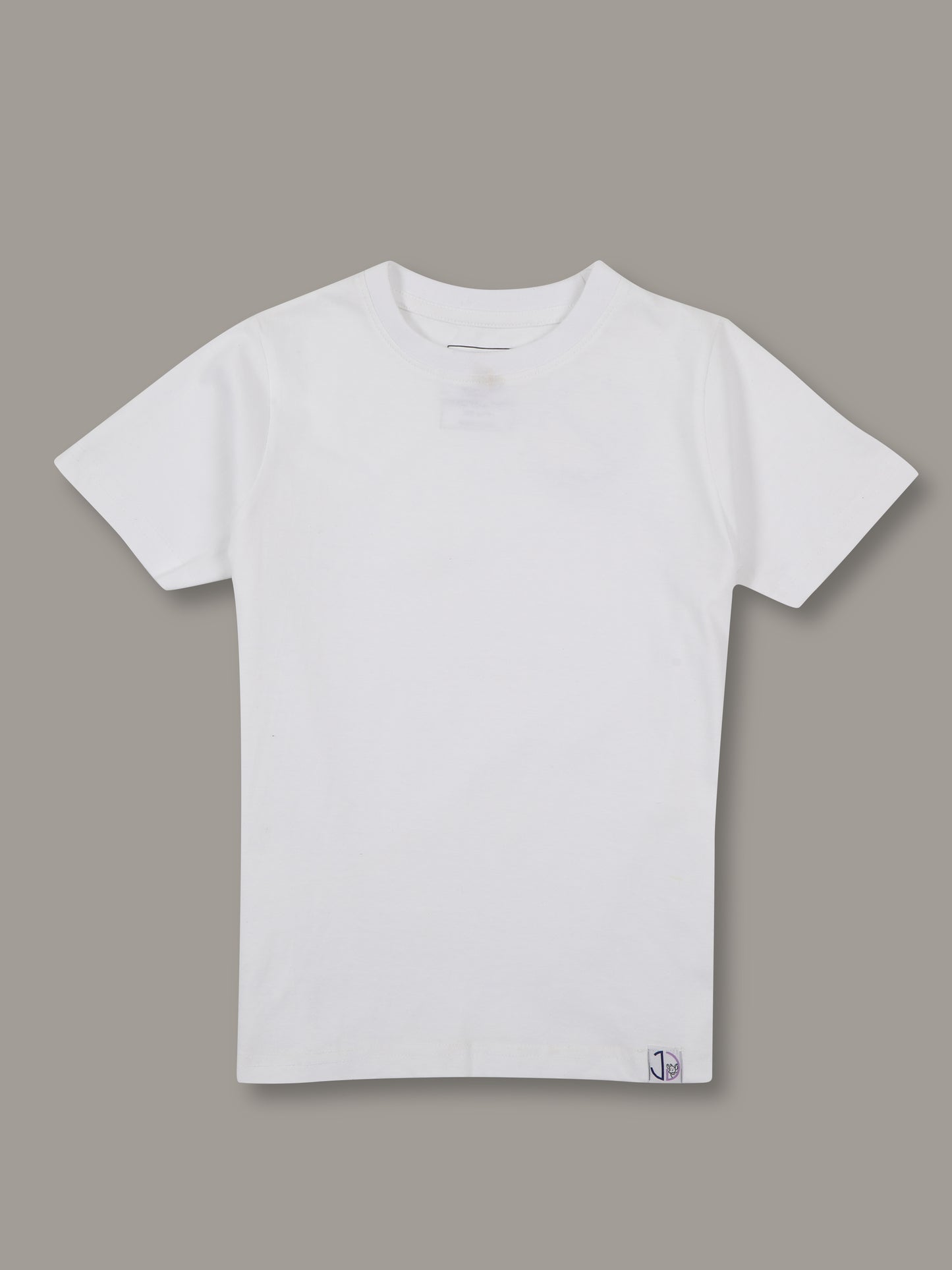 Boys Solid Regular fit White  T-Shirt