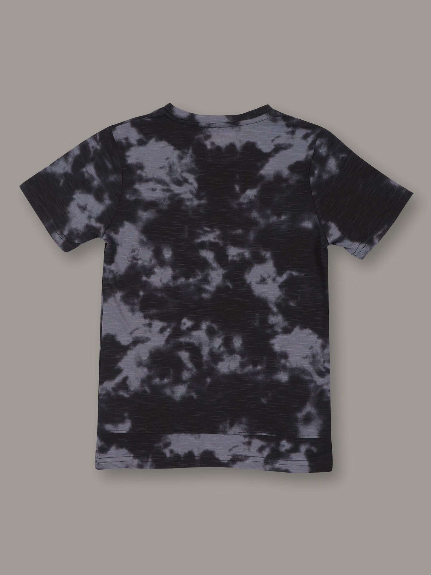 Boys Tie & Dye Black Regular fit T-Shirt