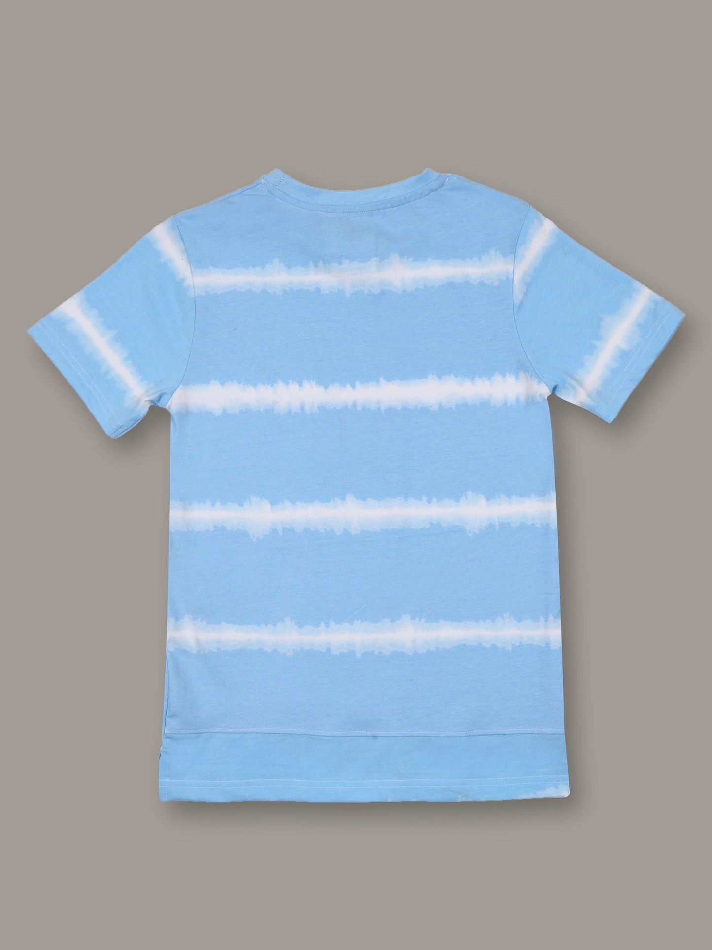 Boys Tie & Dye Blue Regular fit T-Shirt