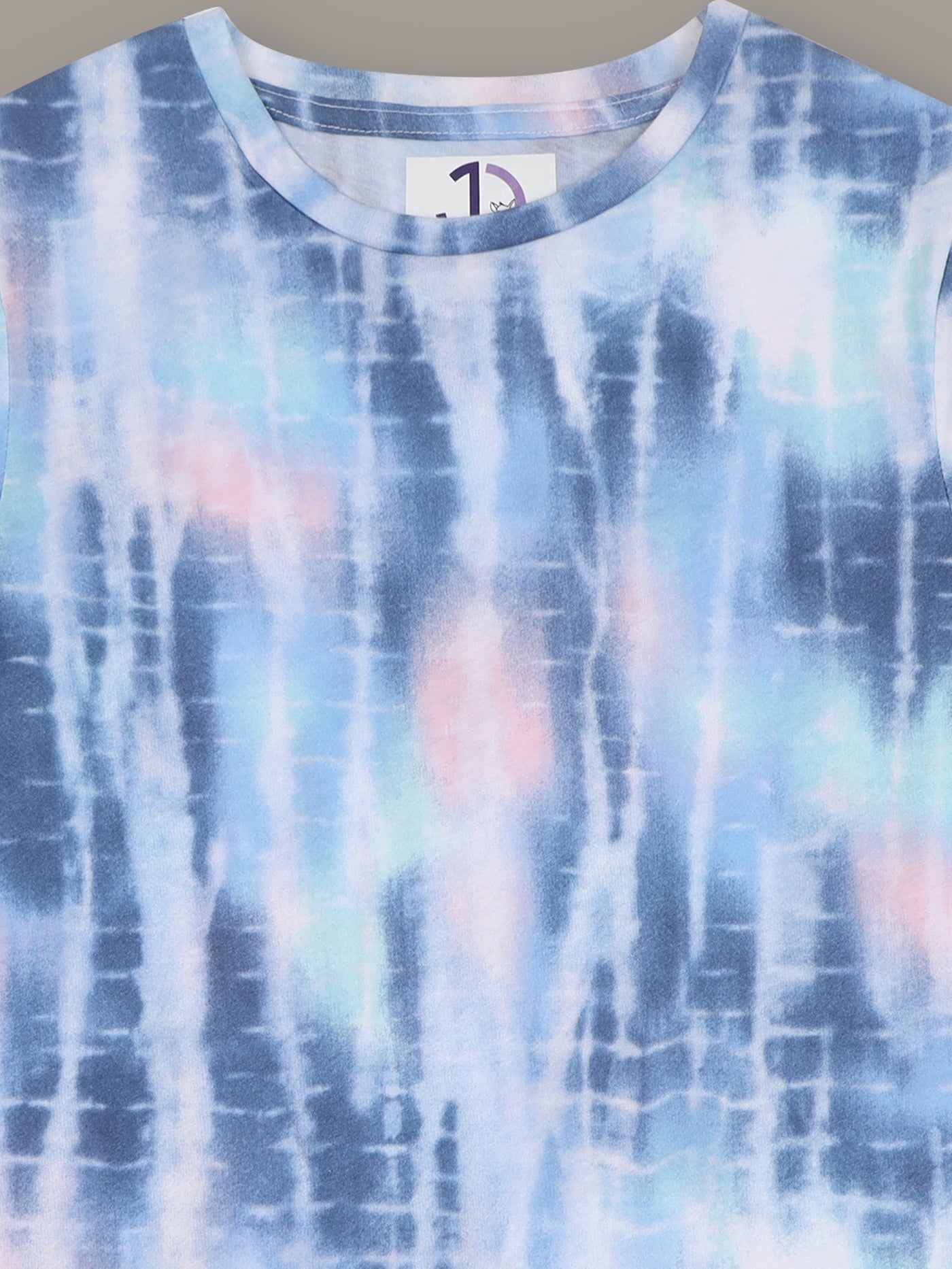 Boys Tie & Dye Multi Color Regular fit T-Shirt