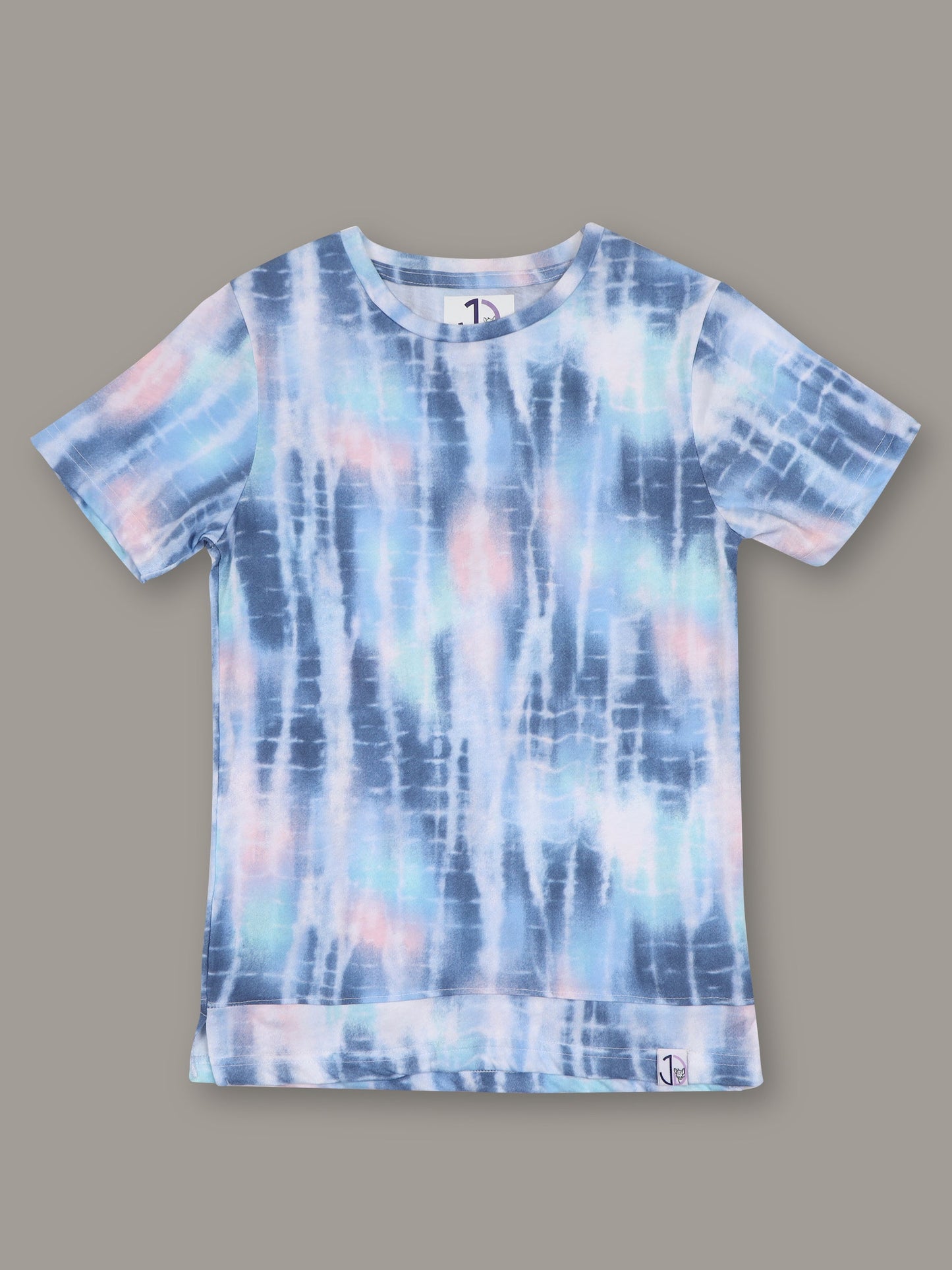 Boys Tie & Dye Multi Color Regular fit T-Shirt